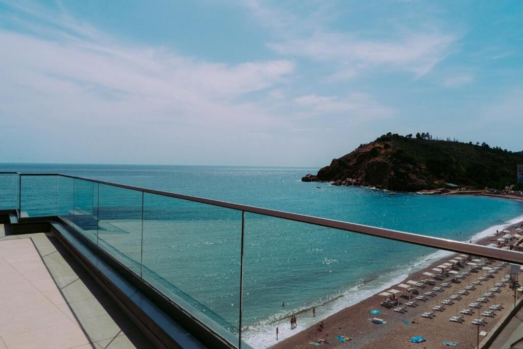 View of Sutomore beach from Wave Montenegro